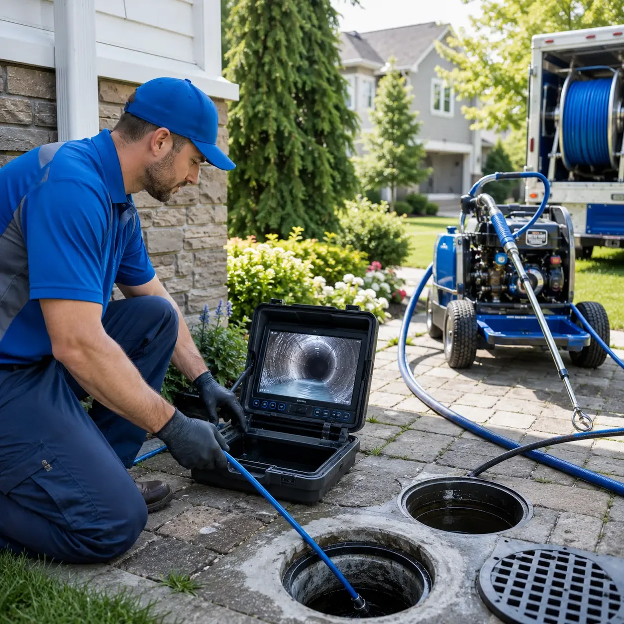 Outdoor drain cleaning professionals serving Longview, TX